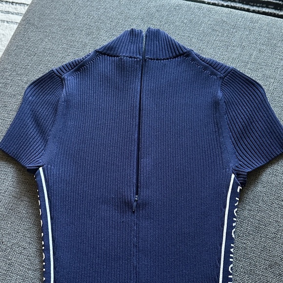 Micheal Kors Mock Neck Knee-Length Dress - Picture 9 of 11